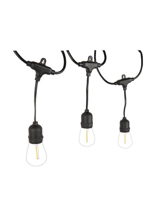 Forever Light Wasserdichte Lichterkette Beleuchtung LED IP54 7,2 m Warmweiß