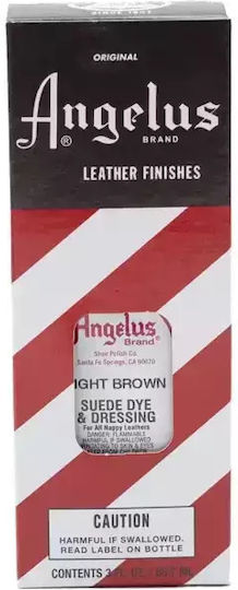 Angelus Light Brown Suede Dye & Dressing 90ml