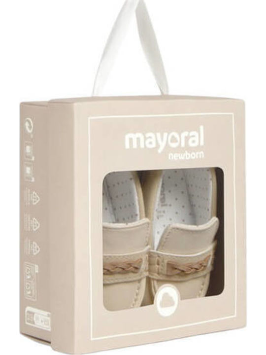 Mayoral Baby Soft-Sole Moccasins Beige
