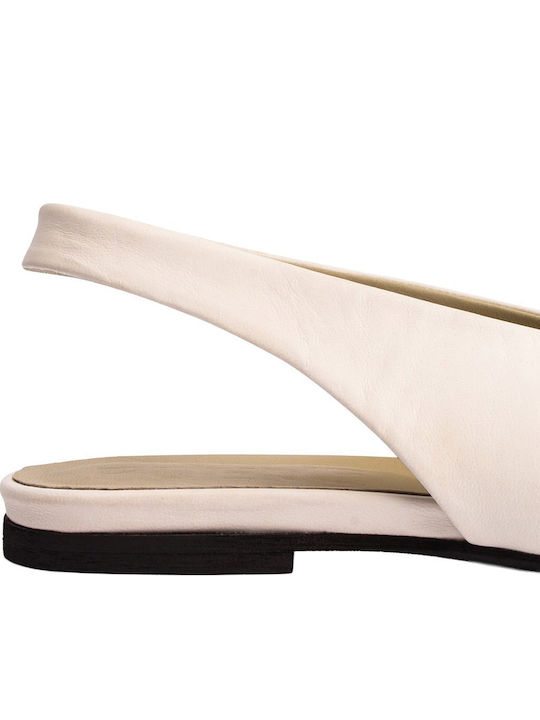 Damen Ballerinas Slingback in Beige Farbe