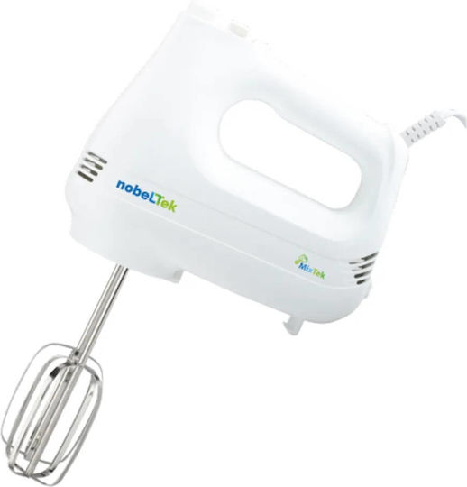 NobeLTek Ръчен миксер 200W Бял