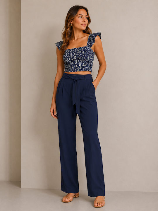 High Rise Women's Jean Pants in Straight Leg Style