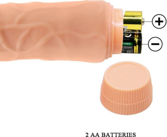 Baile Barbara Realistic Vibrator Ρεαλιστικός Δονητής 19.5cm Flesh