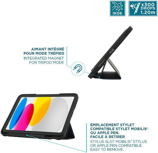 Mobilis Flip Cover Durable with Keyboard Blue for Ipad 11" (2025) / Ipad 10.9" (2025)