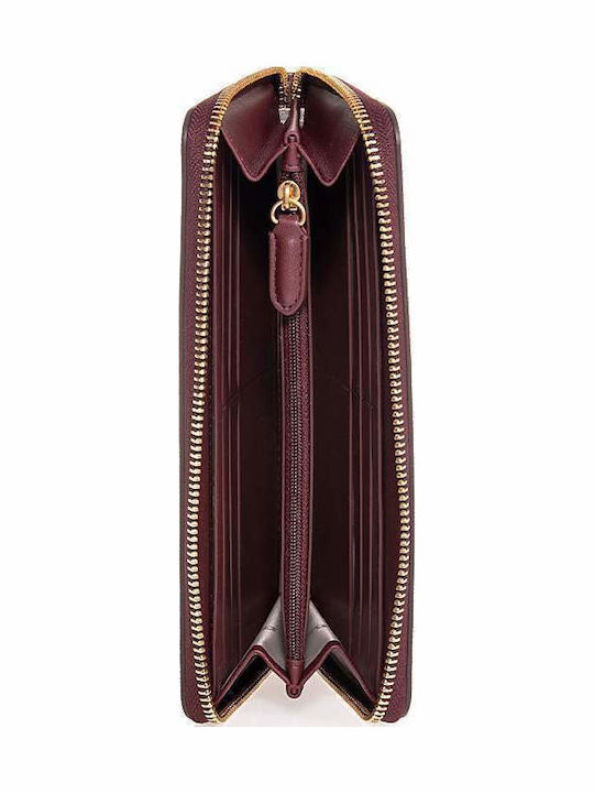 Avril Leather Women's Wallet Burgundy