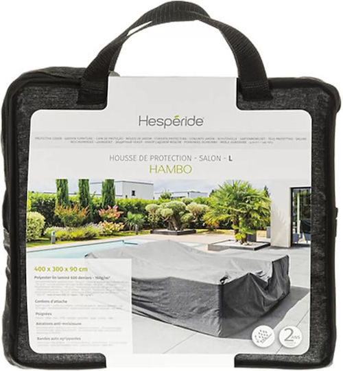 Hesperide Hesperide Gartenmöbelabdeckung für Couch 250x250x90cm in Grau