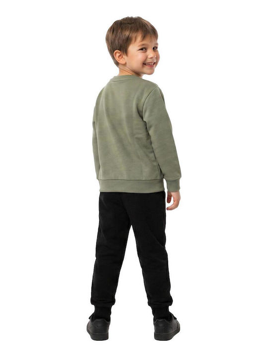 Kids Tracksuit Set With Turquoise Top