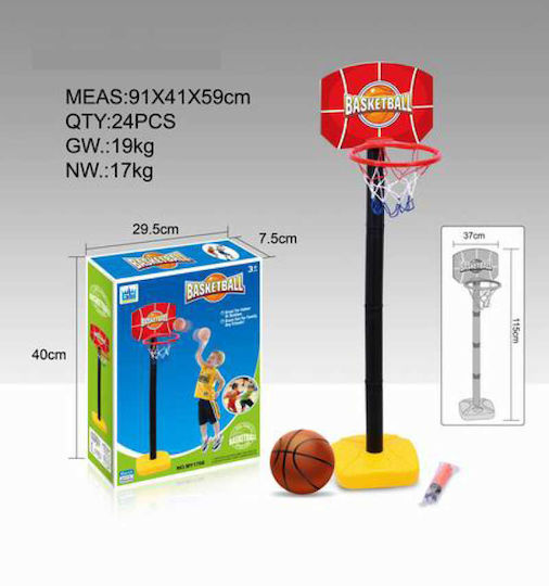 Kinder-Basketballkörbe Im Freien Mit Ständer Und Ball