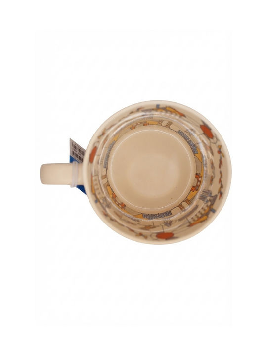 What A City Ceramic Brown Mug