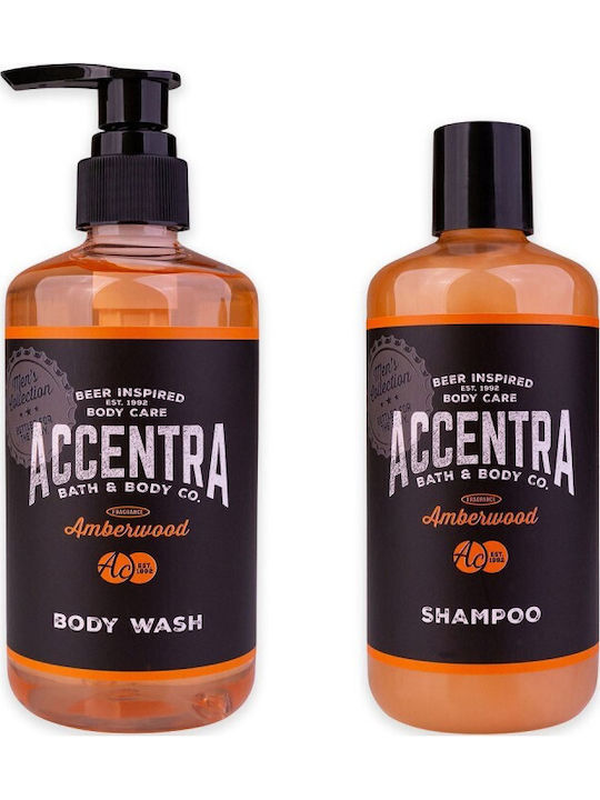Мъжки Комплект За Баня Кошница 300ml Душ Гел & 300ml Шампоан Men's Collection Accentra Мъжки Комплект За Баня Кошница 300ml Душ Гел & 300ml Шампоан Men's Collection Accentra
