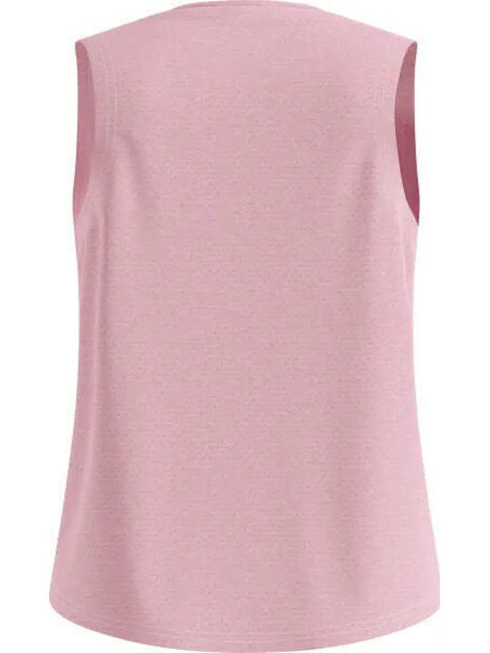 Essential Women's Summer Linen Sleeveless Top Hyper Pink Melange