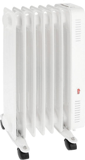 Mission Air Oil Filled Radiator with 6 Slices 1500W