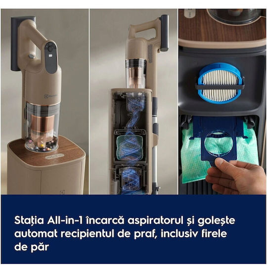 Electrolux Upright Επαναφορτιζόμενη Σκούπα Stick Καφέ