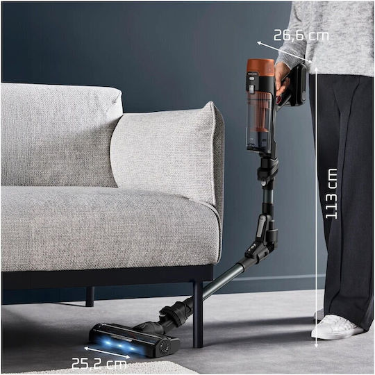 Rowenta X-force Flex 10.80 Aspirator Stick Reîncărcabil Portocaliu