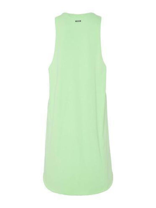 Bluză sport damă fără mâneci Green Ash
