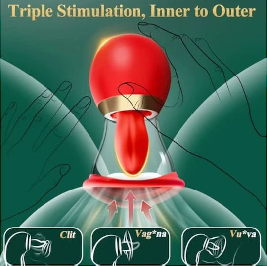 Ophelia's Dream Toys Anna Suction Tongue Stimulator 10td-670