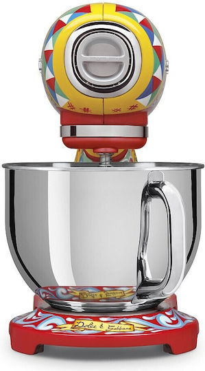 Smeg Кухненски робот 800W с Неръждаем Кaзан 4.8lt Многоцветен