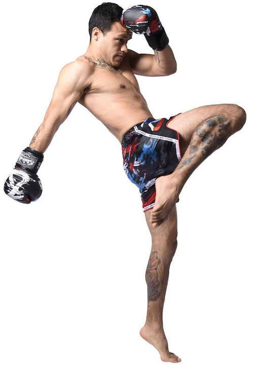 Боксерки Muay Thai 8 Weapons Cut Like A Blade 2.0 Черно Червено