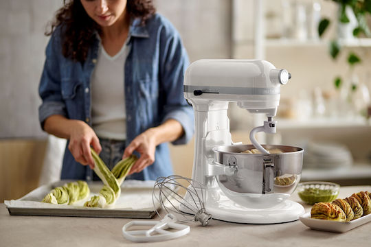 Kitchenaid Kitchenaid Кухненски Робот 375W с Неръждаем Капацитет 5.2lt Бял