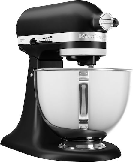 Kitchenaid Mixer Planetar 275W cu Bol din Inox 4.3lt Negru