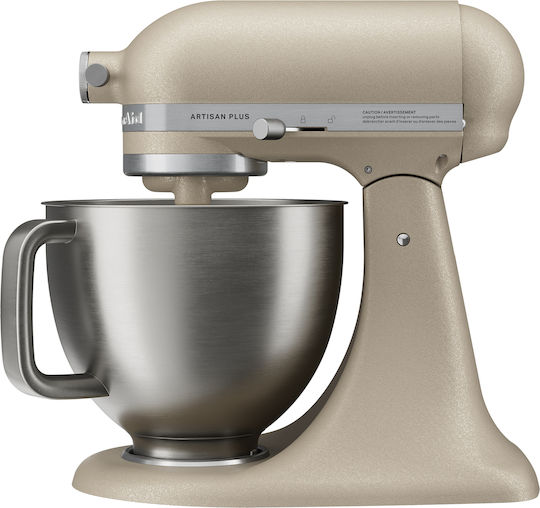Kitchenaid Artisan Plus Κουζινομηχανή 325W με Ανοξείδωτο Κάδο 4.7lt Oat