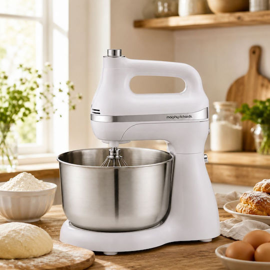 Morphy Richards Stand Mixer 500W with Stainless Bowl 4.3lt