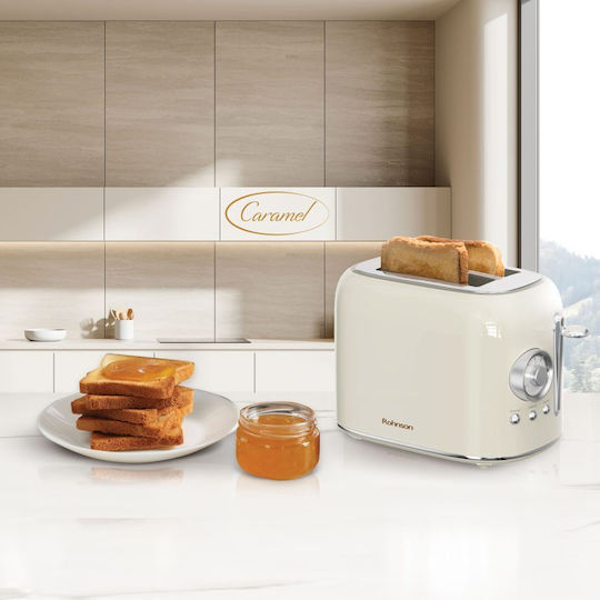 Rohnson Toaster 2 Schlitze 800W Karamell