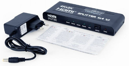 Gembird Dsp-4ph4-02 Gembird Splitter Interfață Hdmi 4 Porturi