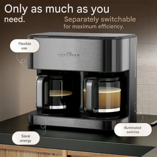 Profi Cook Mașină de cafea cu filtru profesională 1000W cu capacitatea de 3.6lt