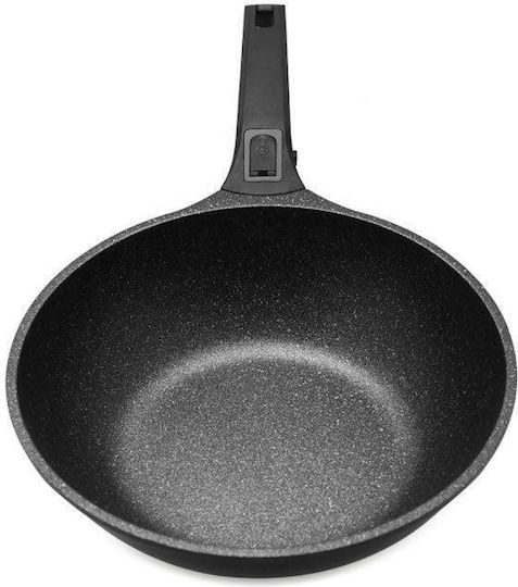Sapir Aluminum Pan with Lid with Stone Coating 28cm