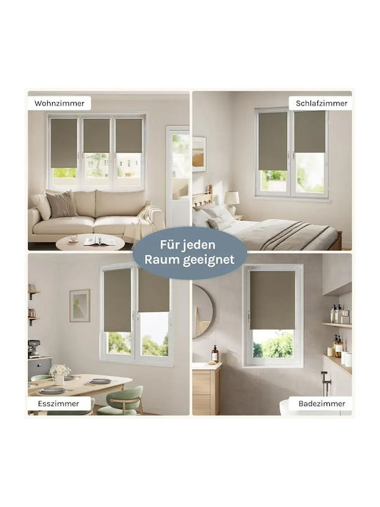 Woltu Woltu Rollos Verdunkelung Grau P80xH160cm
