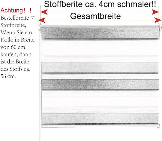 Woltu Woltu ΡoloKourtines Partieller Blackout Doppelt Weiß Breite 80cm Höhe 150cm