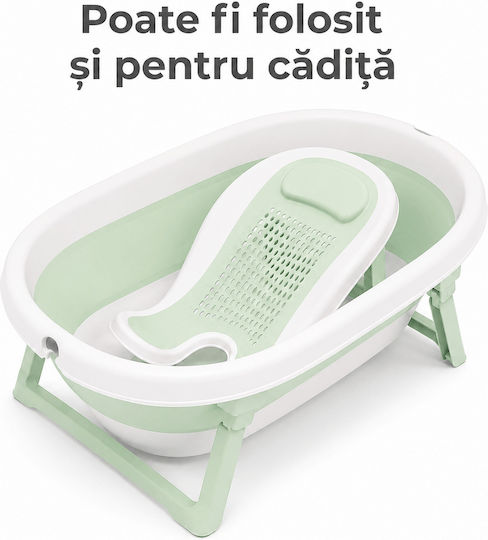 Kidizi Baie pliabilă pentru bebeluși verde