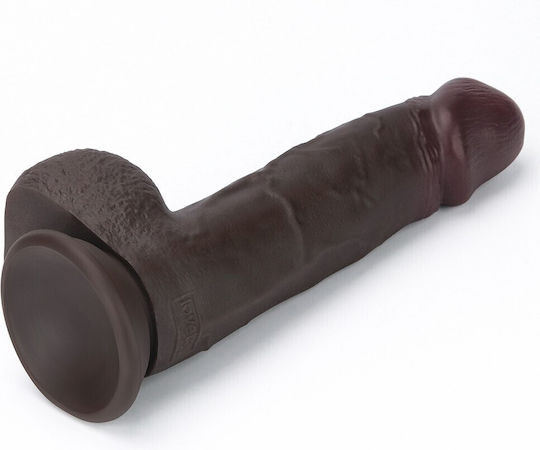 Lovetoy Dildo Dublu cu ventuză Negru