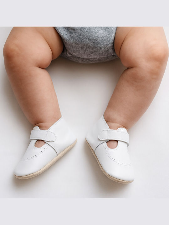 Bobux Weiche Babyschuhe Weiß Soft Sole Strap Bobux Weiche Babyschuhe Weiß Soft Sole Strap