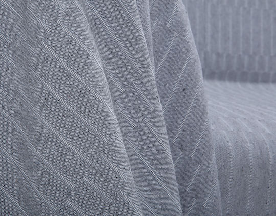Silk Fashion 25632 Ριχτάρι Πολυθρόνας Ζακάρ 180x180εκ. Silver
