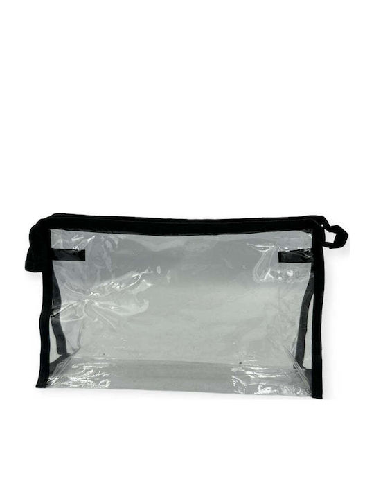 Transparent Toiletry Bag 25x15cm 4 Colours Fuchsia