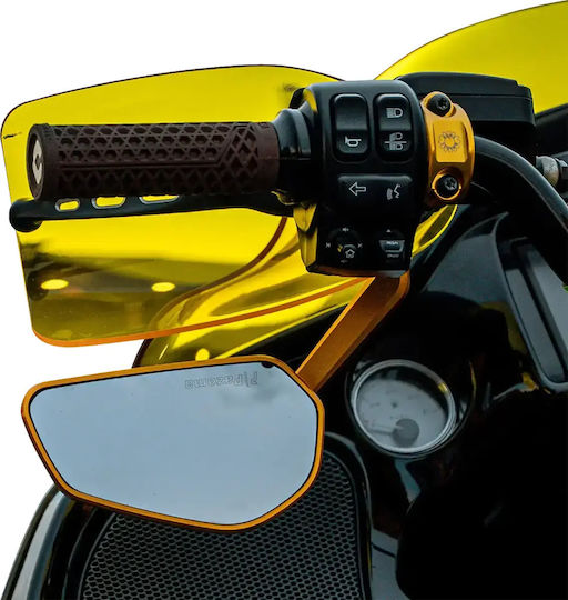 Klock Werks Handguards Kws-01-0131-23 Flare Harley Davidson Fltrxse 1977 Abs 24 Yellow