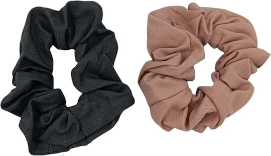 Elastice de Păr Din Material Textil 2 Bucăți (Selecție Aleatorie)