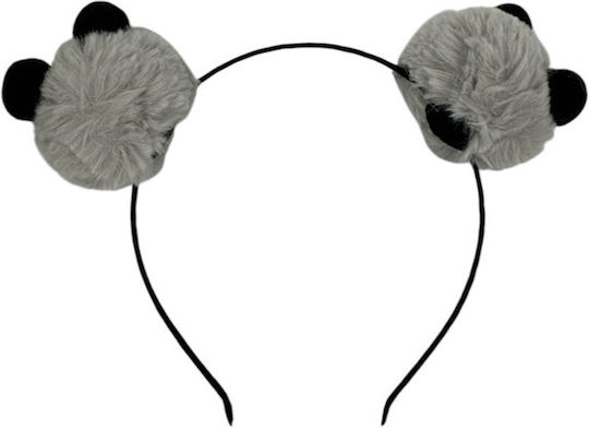 Hair Headband Pom Pom Red