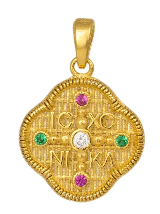 Kinder Amulette Konstantin-Münze Gold 14K