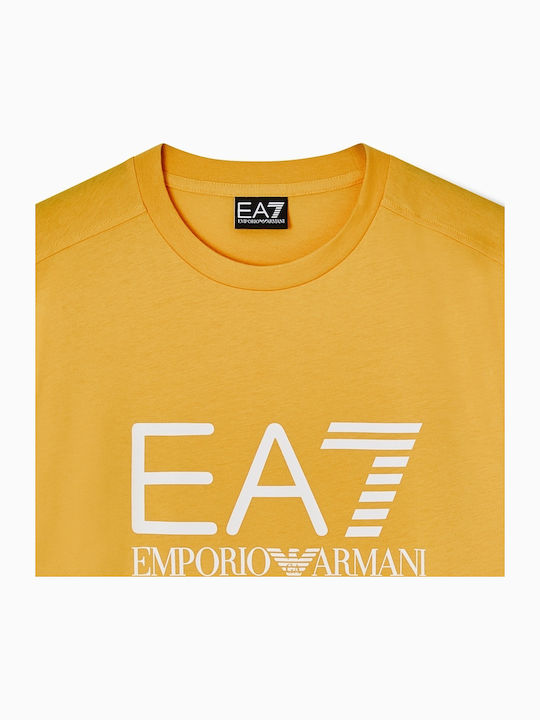 Tricou Sport Logo Auriu