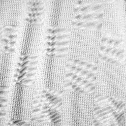 Cotton Linen Хотелска Завивка Двойна Pique Бяла 240x260см 4 Бройки