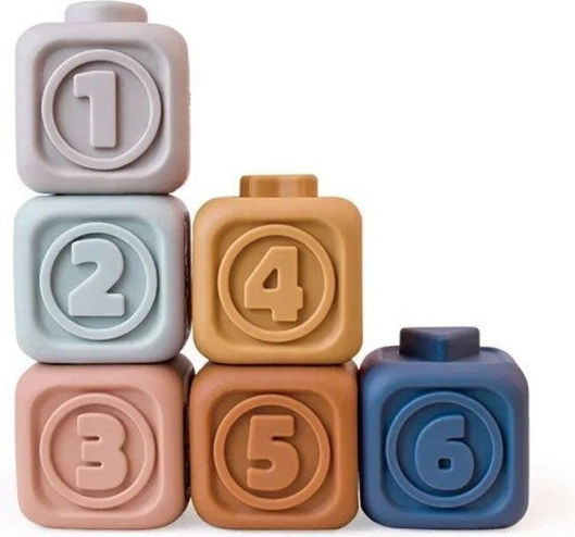 Jucărie De Stivuire Din Silicon Pentru 6+ Luni