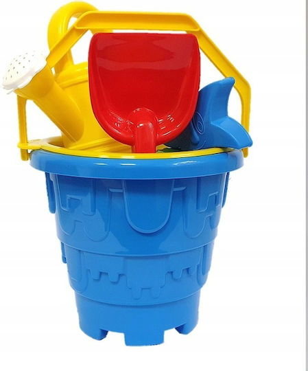 Set Mare De Nisip Găleată Stropitoare 7 Bucăți Producție Poloneză