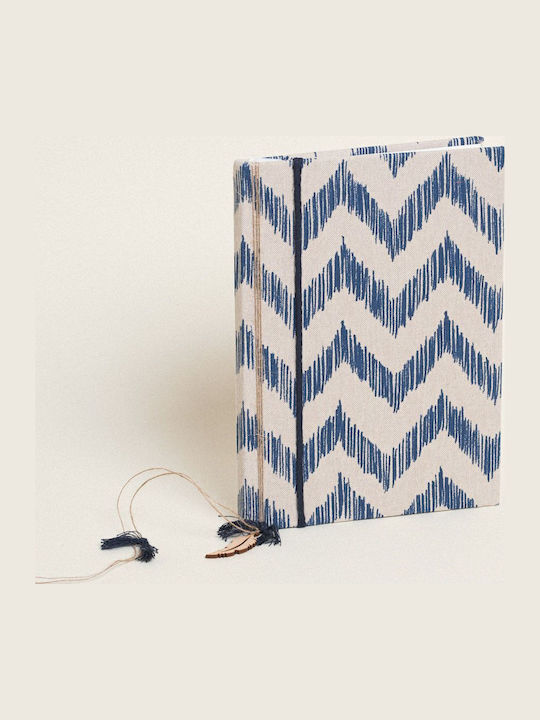 Beauty Home Wish Book Blue Zigzag Side