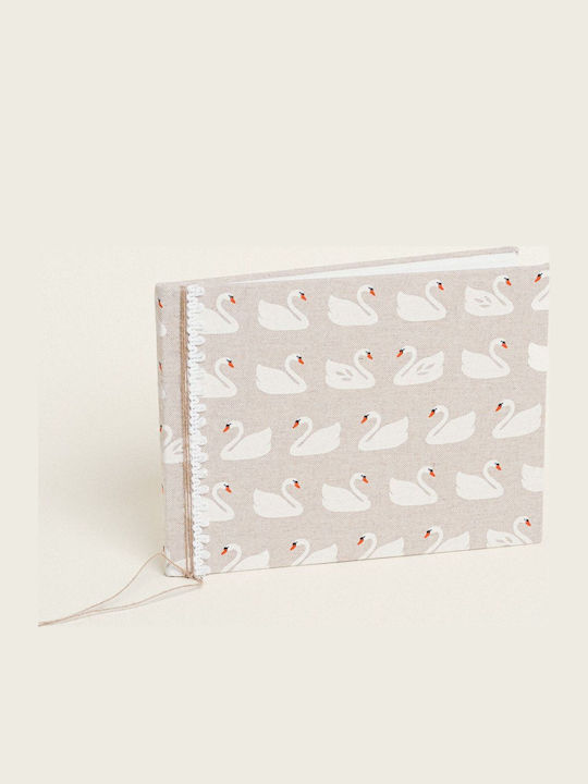 Beauty Home Wedding Wish Book Swans Side
