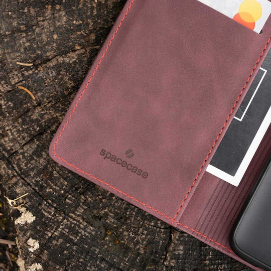 Spacecase Leather Wallet Red (Xiaomi 17T Pro)