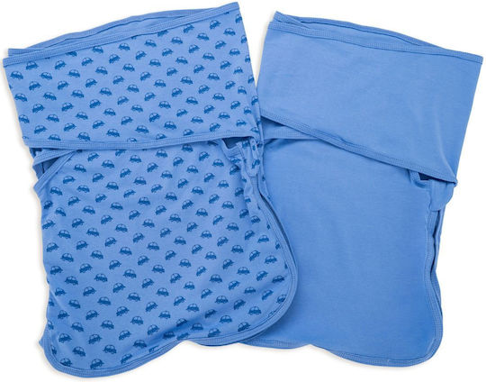 Blisssnug Swaddle Blanket Bumbac Albastru