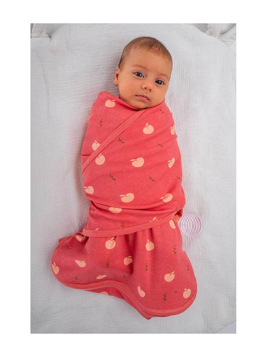 Blisssnug Swaddle Blanket Cotton Pink